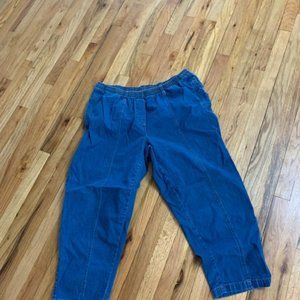 roman's pull on denim jeans size 22w